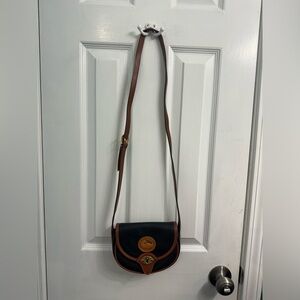 Dooney and Bourke Vintage Black and Brown Crossbody